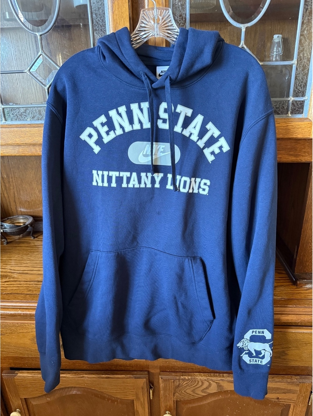Nike Penn State Nittany Lions Hoodie XL Navy Pullover College (Read Description)